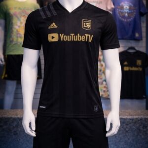 adidas Black LAFC (Los Angeles Football Club) Performance Jersey.